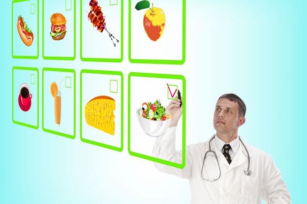 Medicul notează produsele permise
