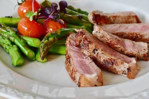 carne și legume în dieta keto